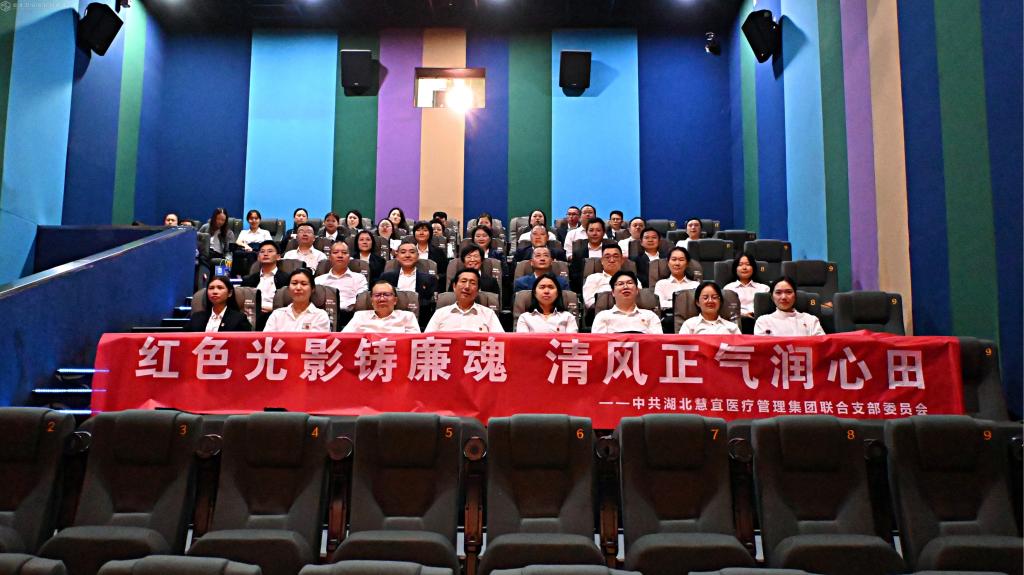 筑牢思想防线 弘扬清风正气——湖北慧宜医疗集团联合党支部组织观看廉政教育电影
